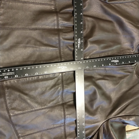 Yvonne Marie Brown Leather Jacket Sz 10 - Picture 5 of 10
